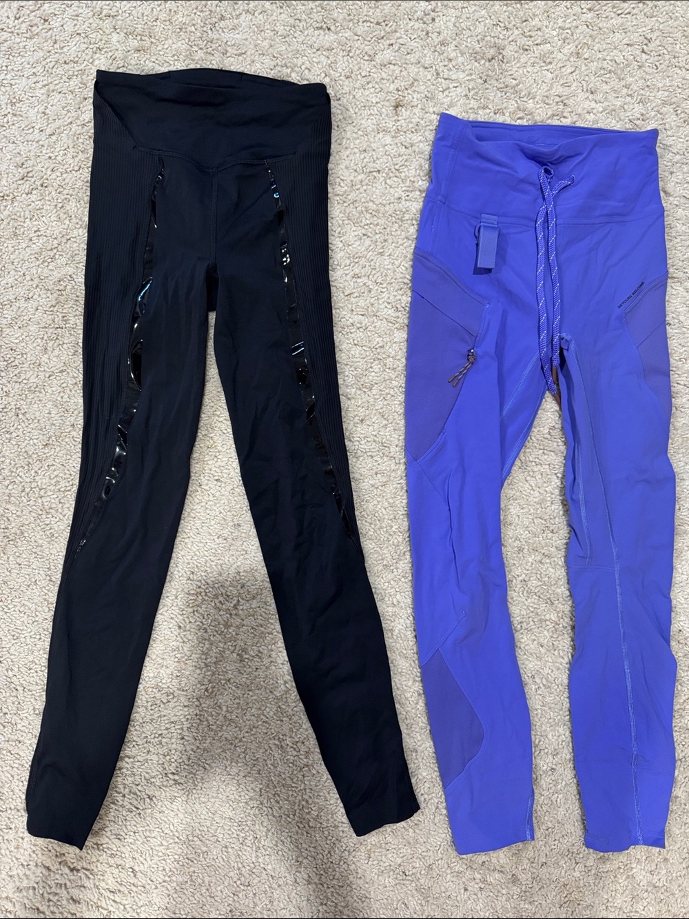 lululemon athletica Women's Leggings - Black & Purple